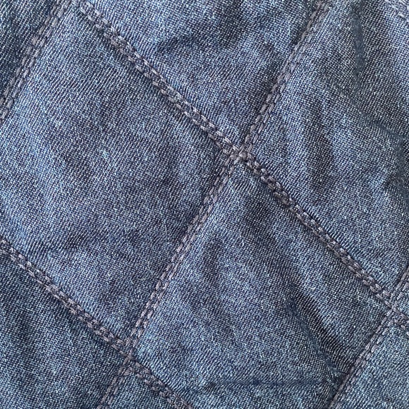Chico's Blue and Black Quilted Vest - Picture 3 of 9